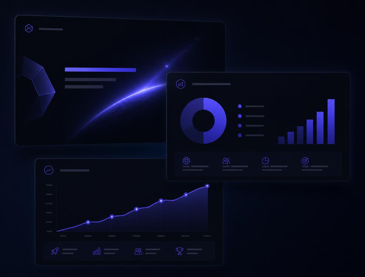 Investor deck — Fifteen slides, Sequoia structure, chart system included.